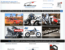 Tablet Screenshot of j2l-meca-concept.com